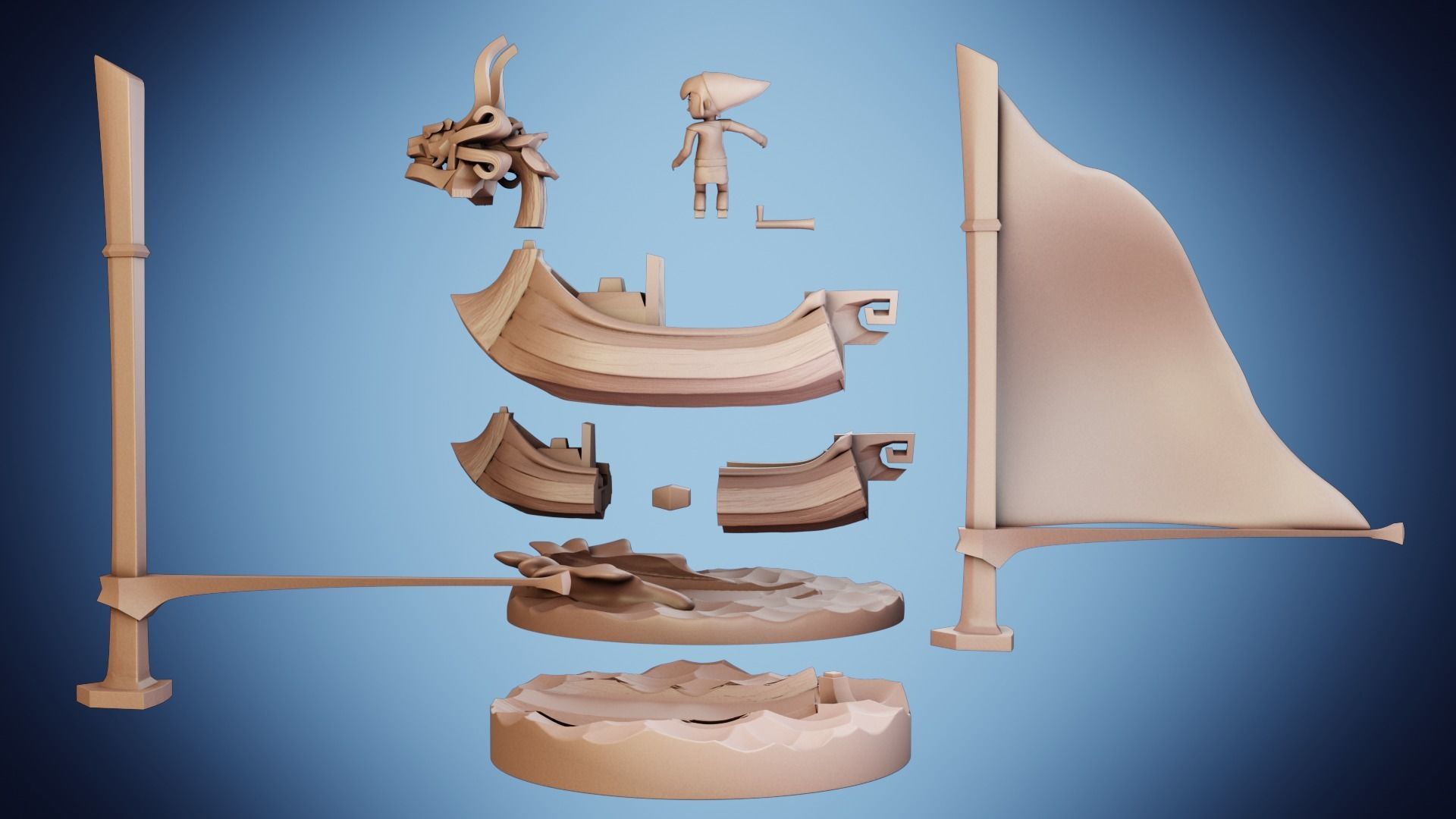 Zelda - King of Red Lions 3D print model_20