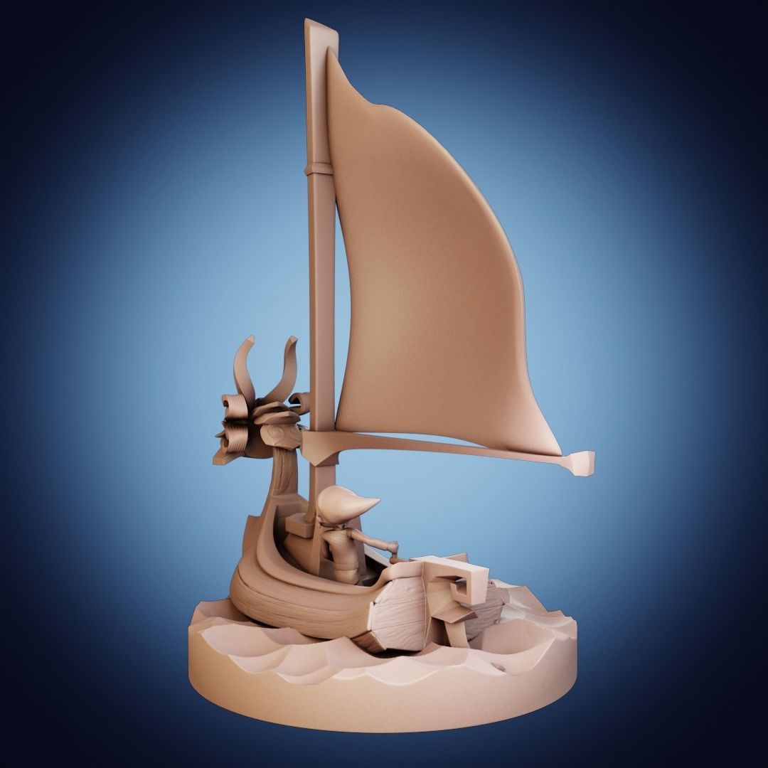 Zelda - King of Red Lions 3D print model_4