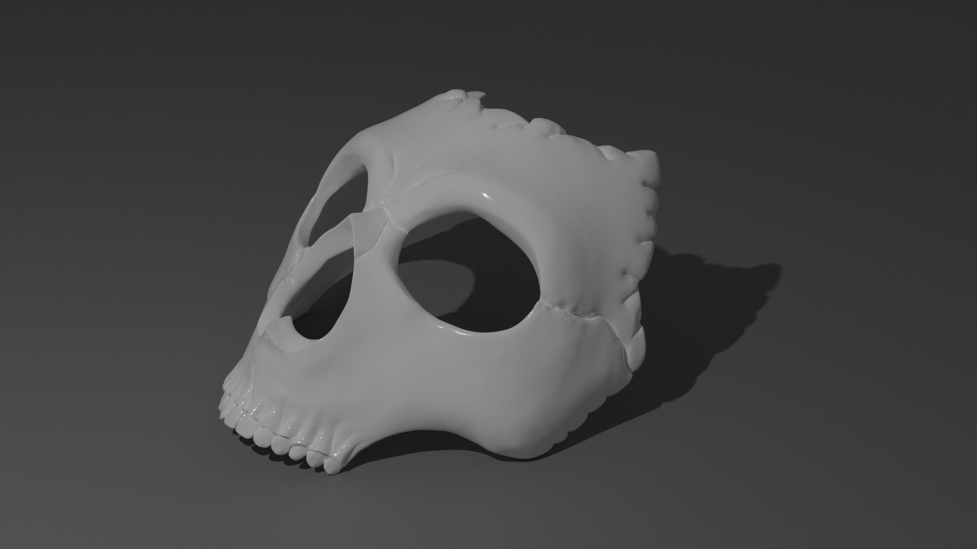 Ghost mask - skull call of duty 3D print model_1