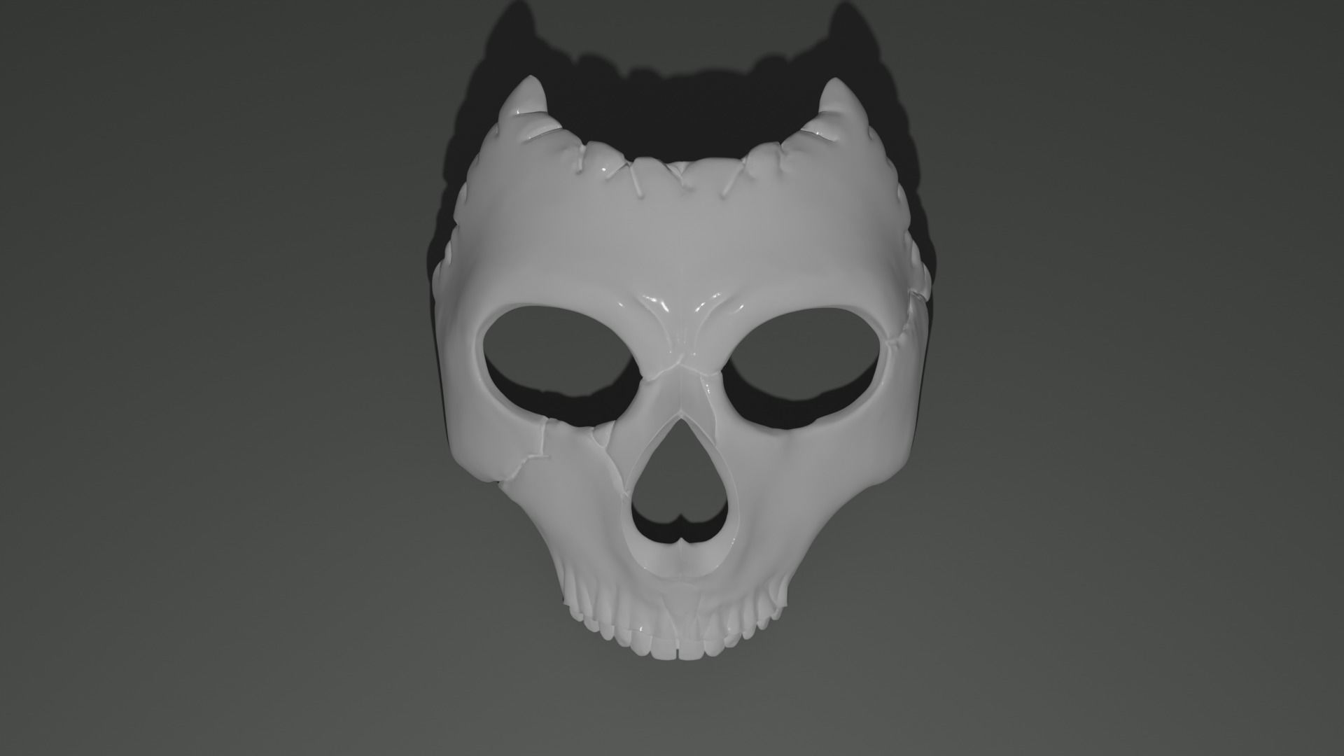 Ghost mask - skull call of duty 3D print model_2