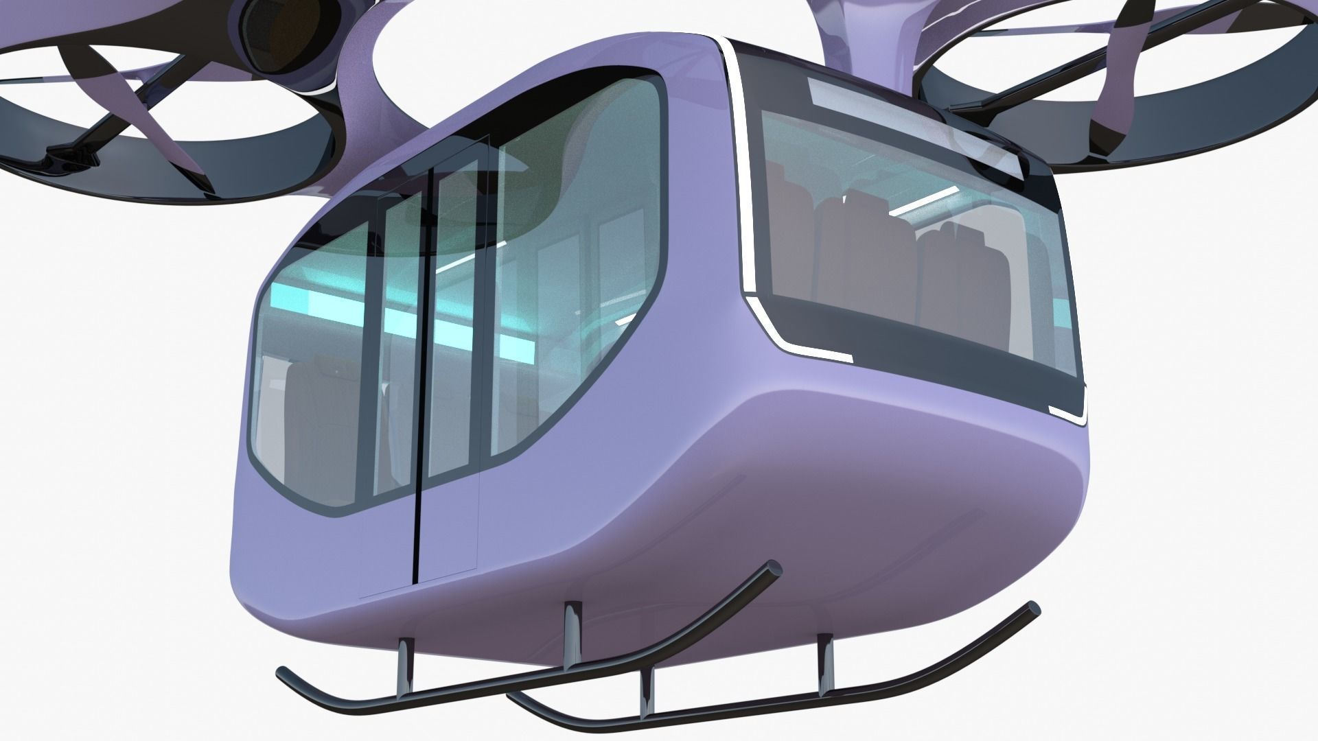 Passenger drone concept 3D model_6