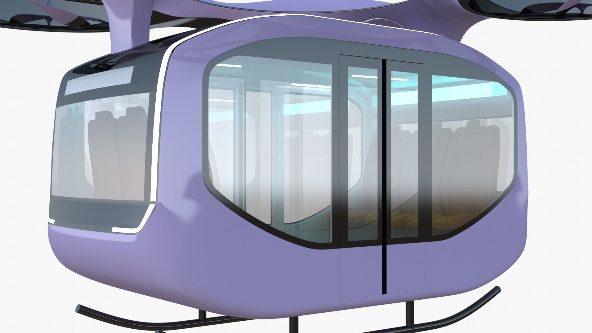 Passenger drone concept 3D model_9