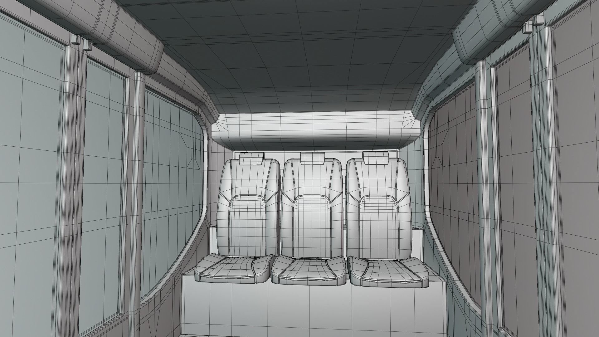 Passenger drone concept 3D model_8