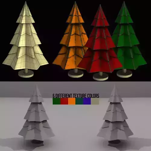 Christmas tree old metal toy