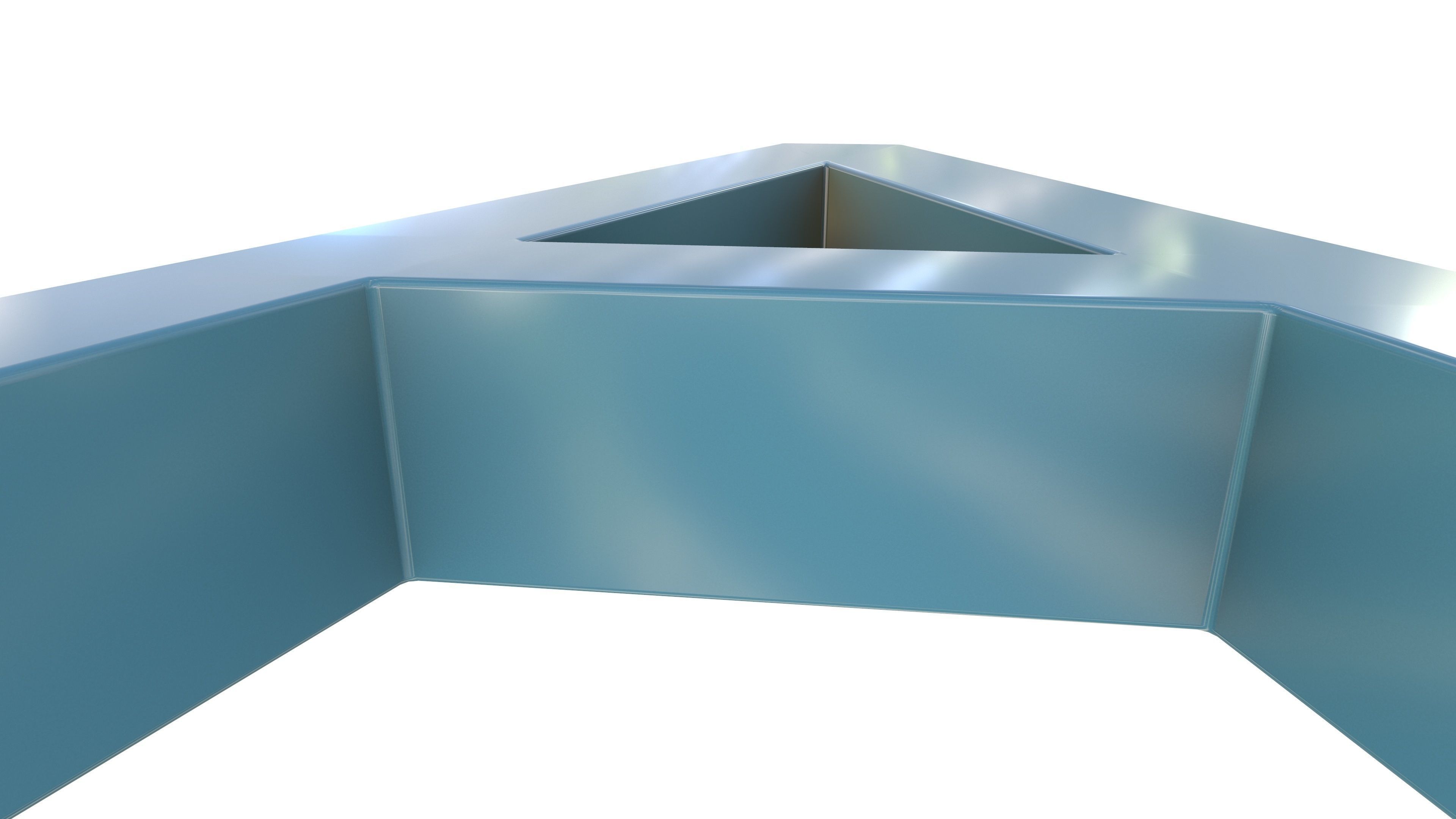 A Plastic Bench 3D Model AR VR PBR 3D model_13