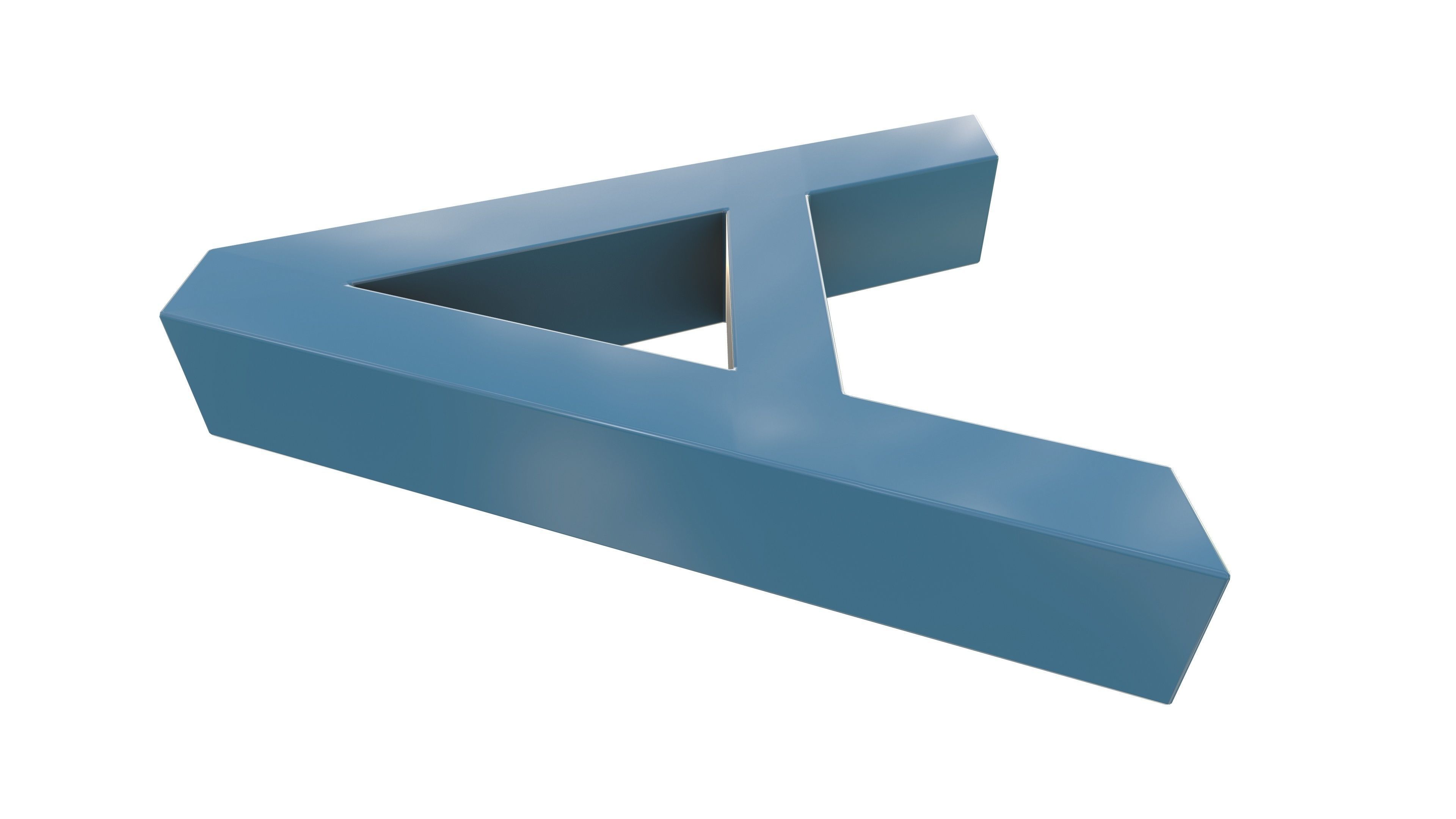 A Plastic Bench 3D Model AR VR PBR 3D model_9