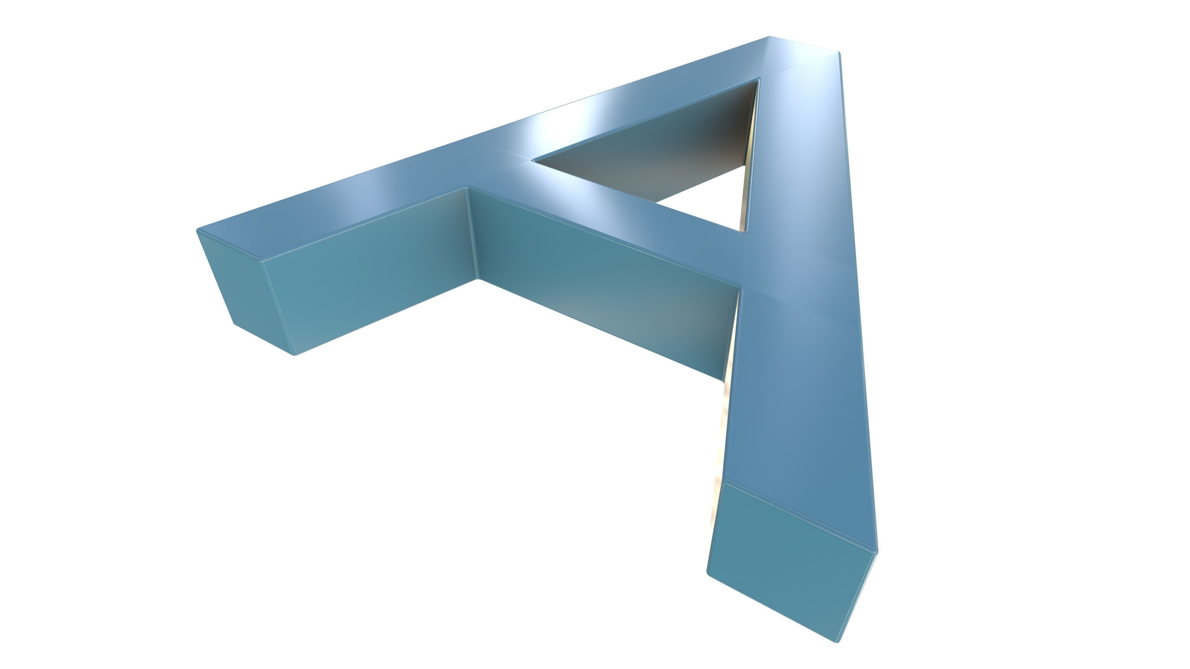 A Plastic Bench 3D Model AR VR PBR 3D model_2