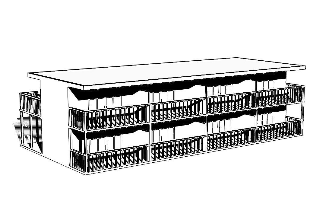 Apartment 01 Low-poly 3D model_3