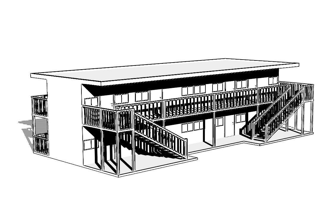 Apartment 01 Low-poly 3D model_2