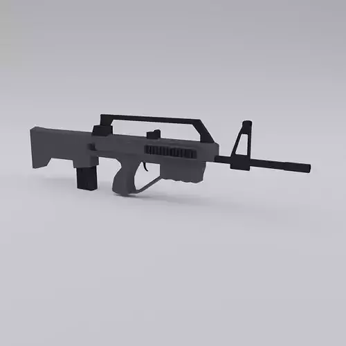 KH 2002 KHAYBAR assault rifle  Low-poly 3D model