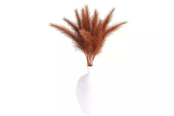 Vases vase with grass in it