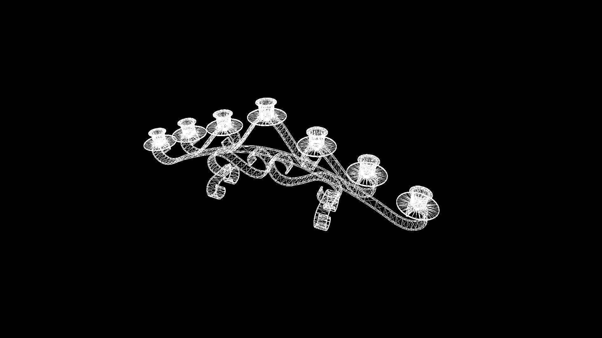 Victorian study room - library interior Low-poly 3D model_55