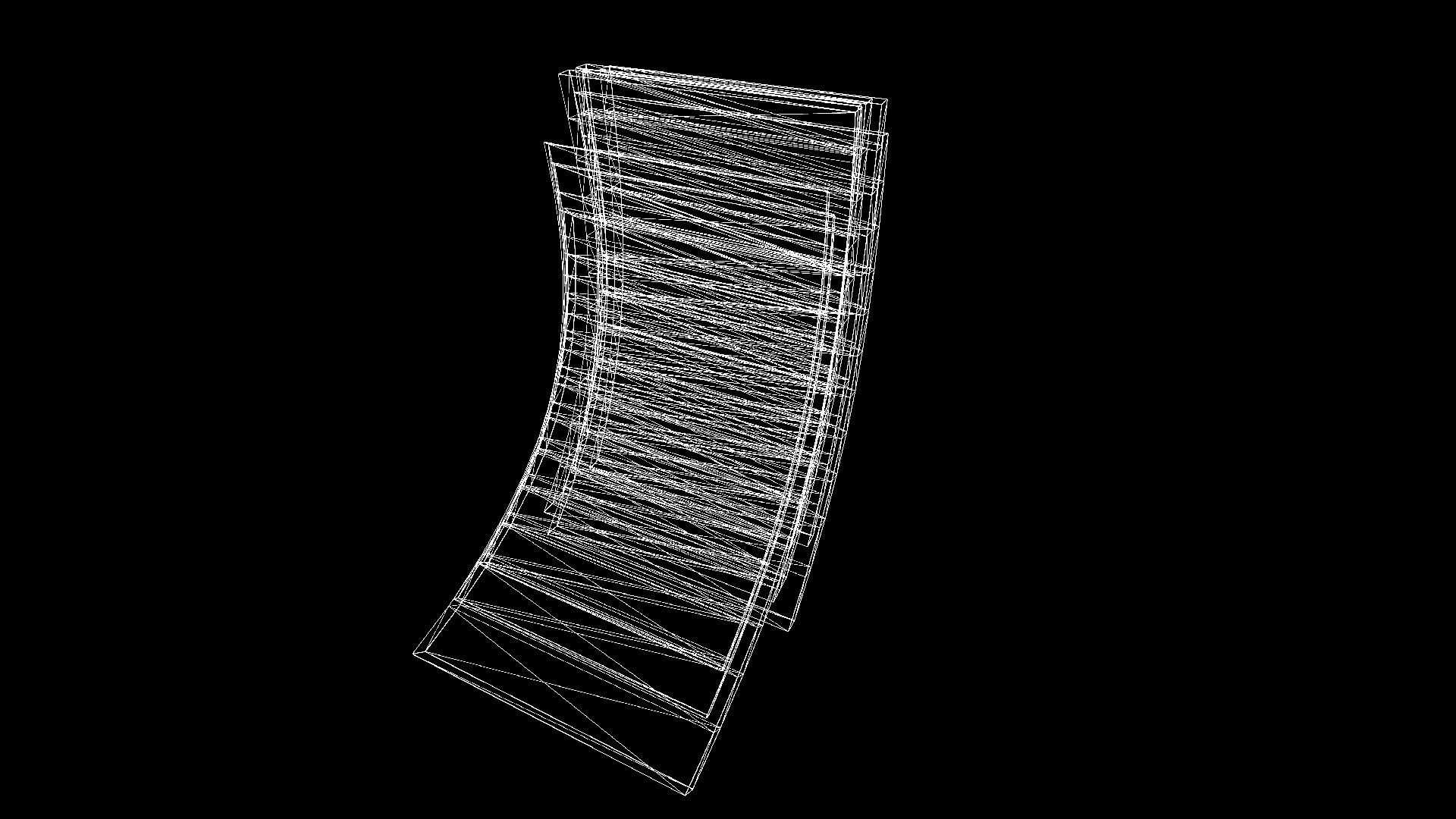 Victorian study room - library interior Low-poly 3D model_63