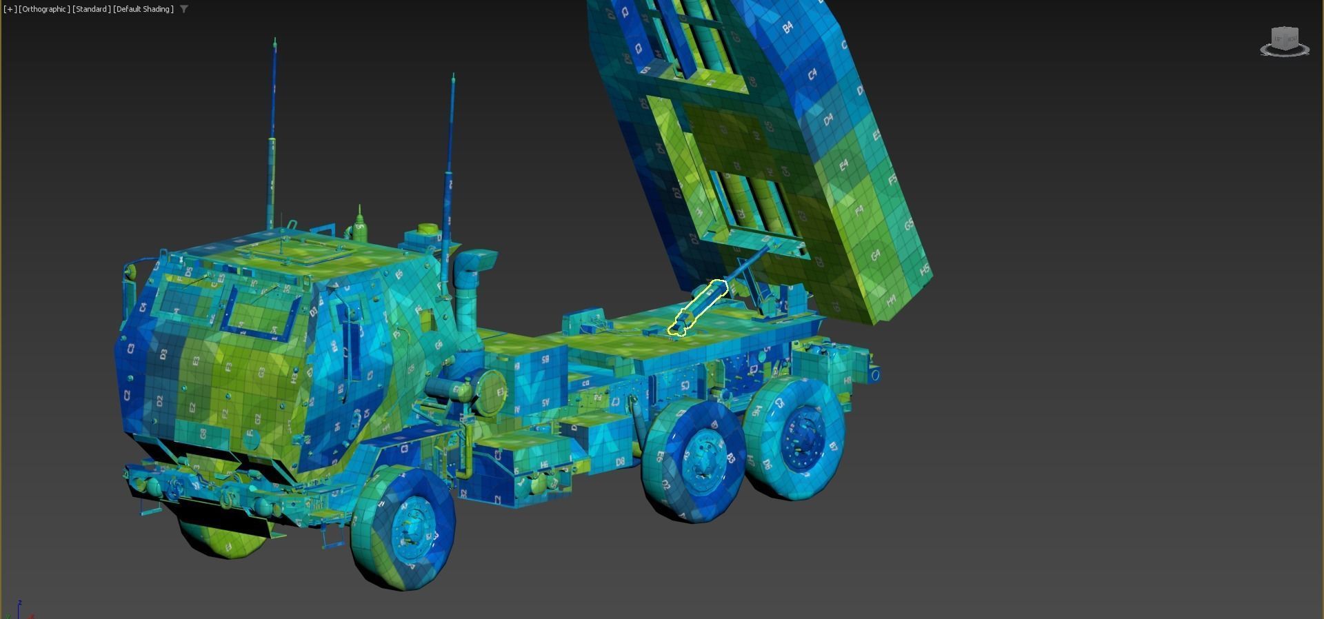 HIMARS Low-poly 3D model_34