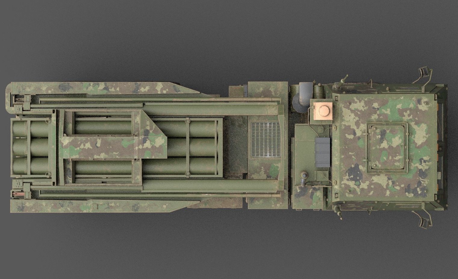 HIMARS Low-poly 3D model_10