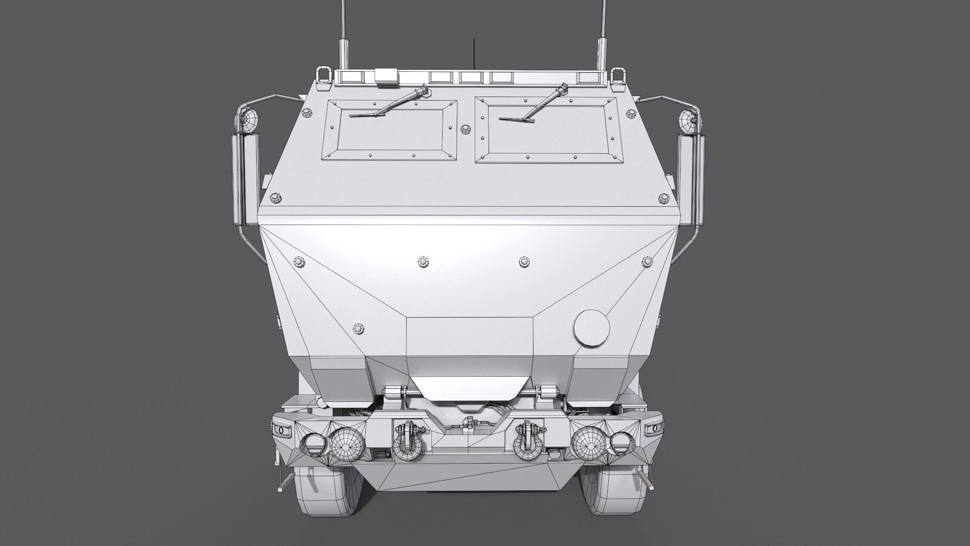 HIMARS Low-poly 3D model_33