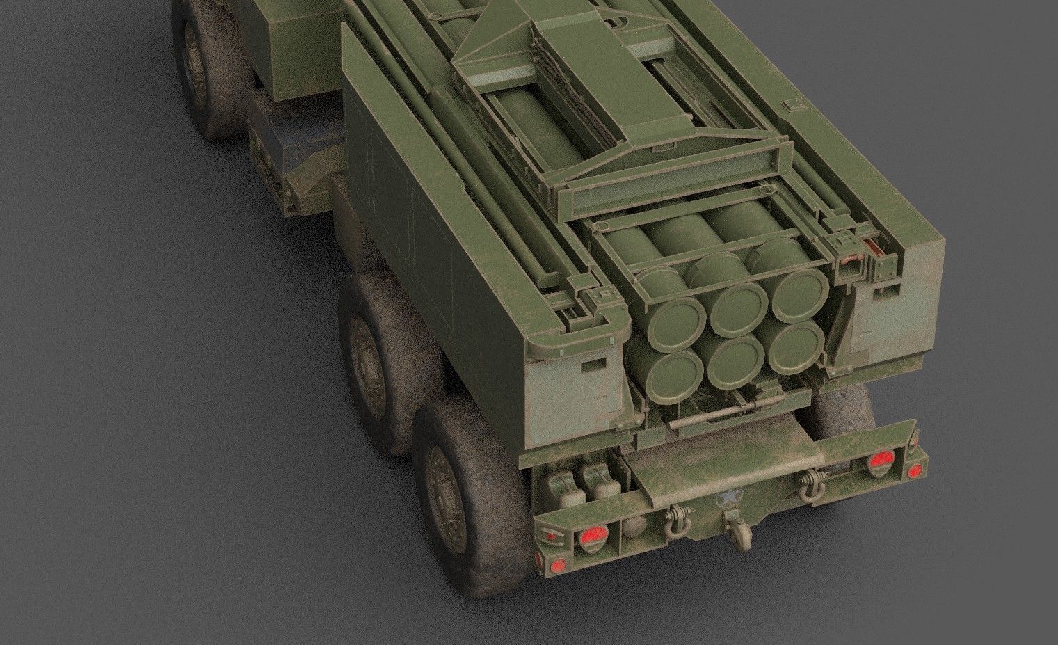 HIMARS Low-poly 3D model_18