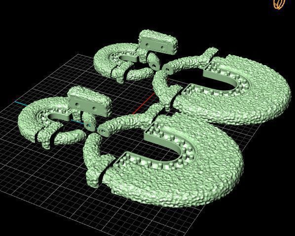 Fashion Earring 3D print model_5