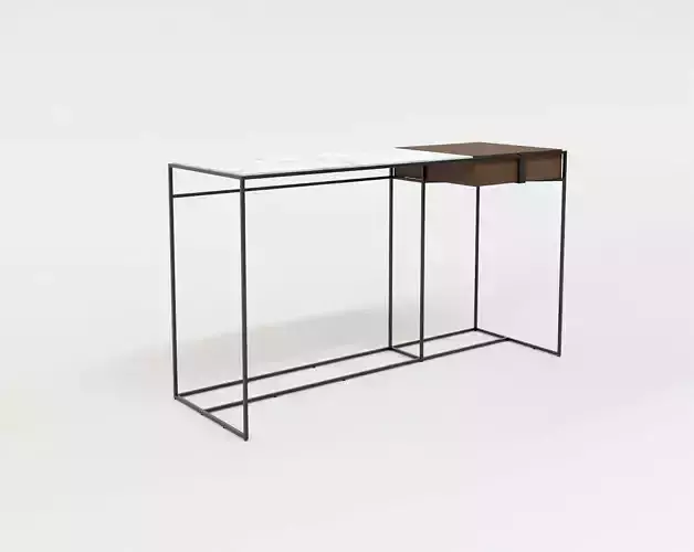 Natuzzi Fil Rouge Desk and Storage
