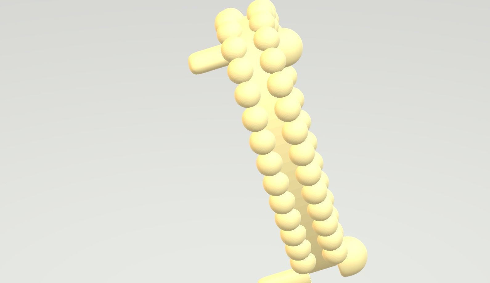 Heart Wire Pendant 3D print model_2