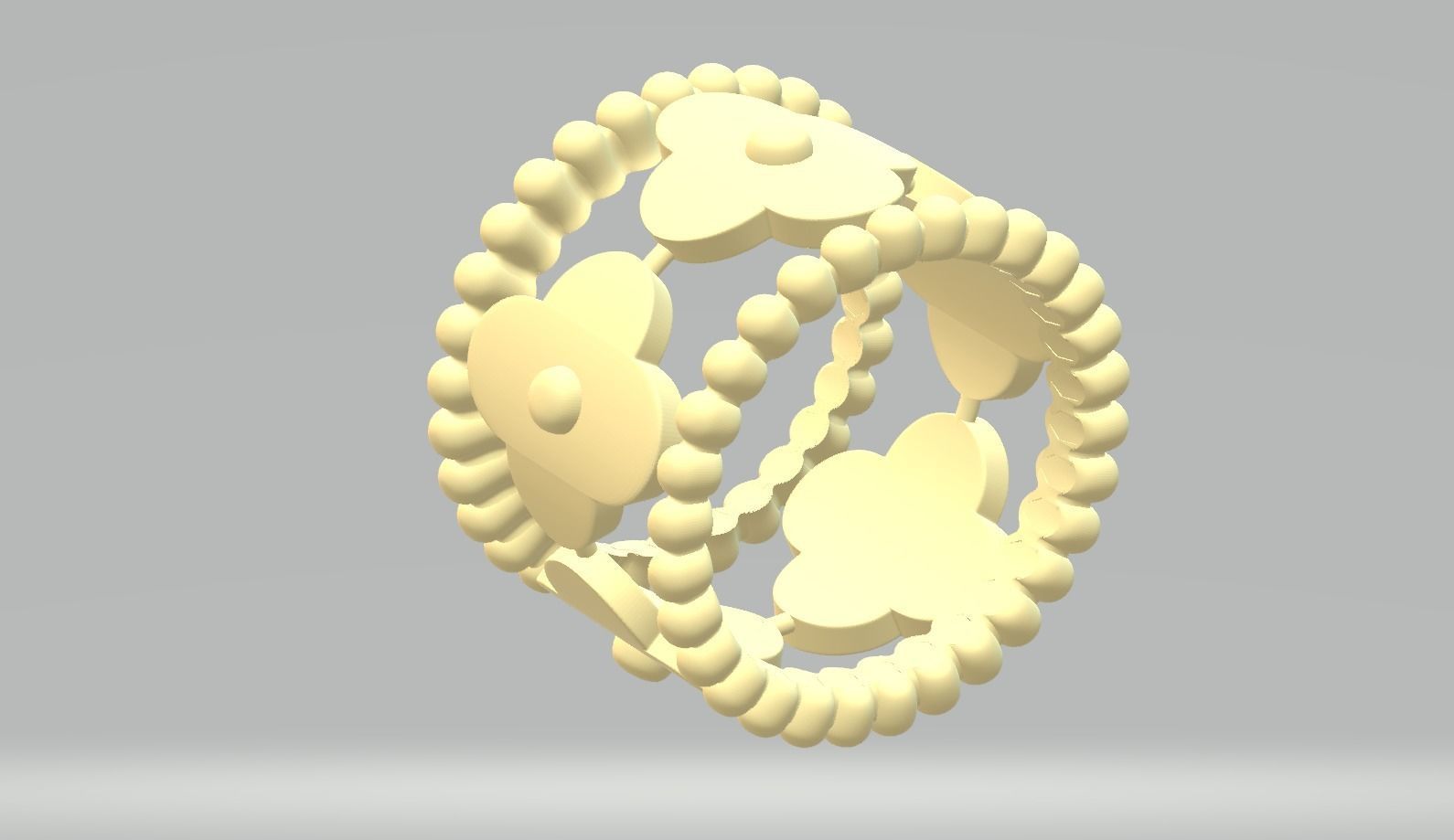 Gucci LV Ring  3D print model_1