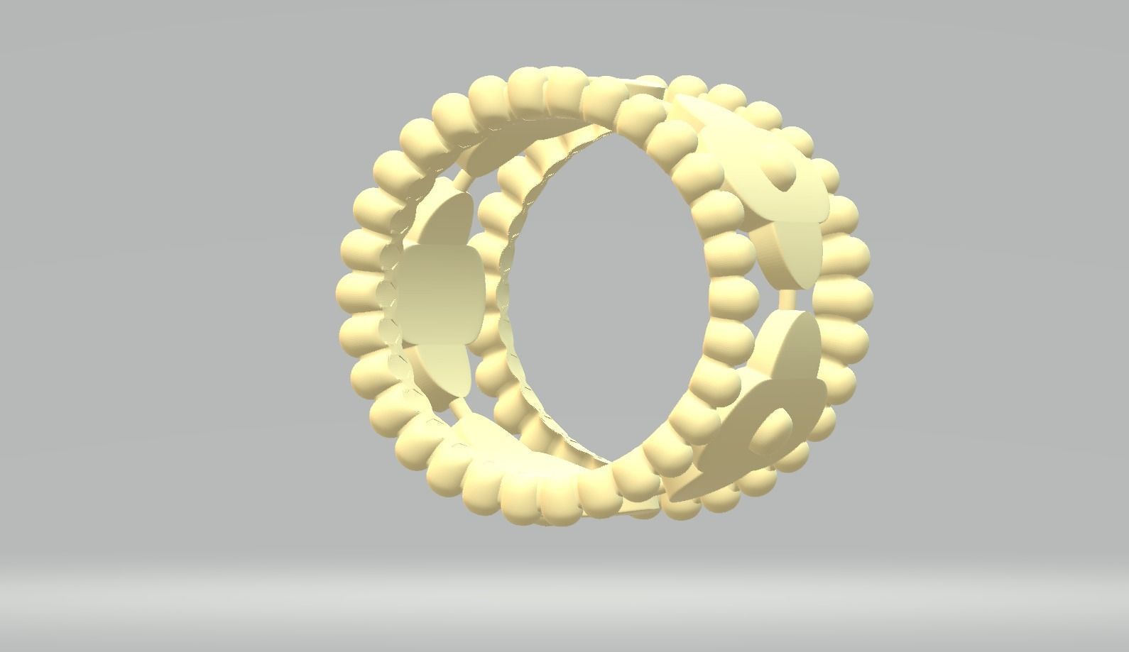 Gucci LV Ring  3D print model_2