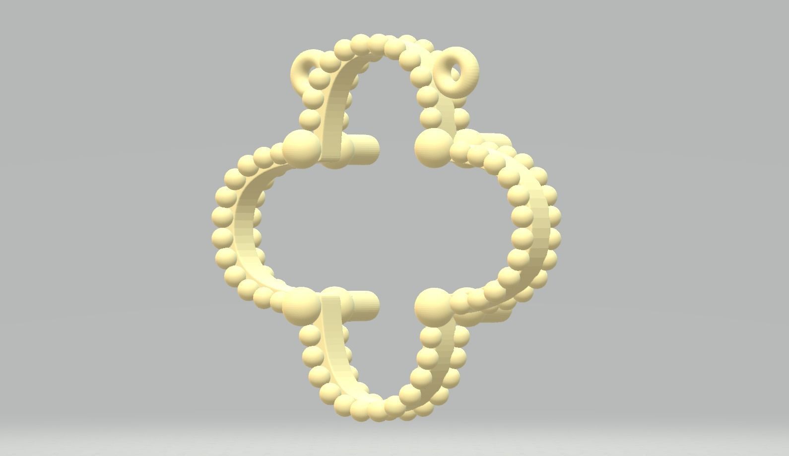 Wire pendant 3D print model_1