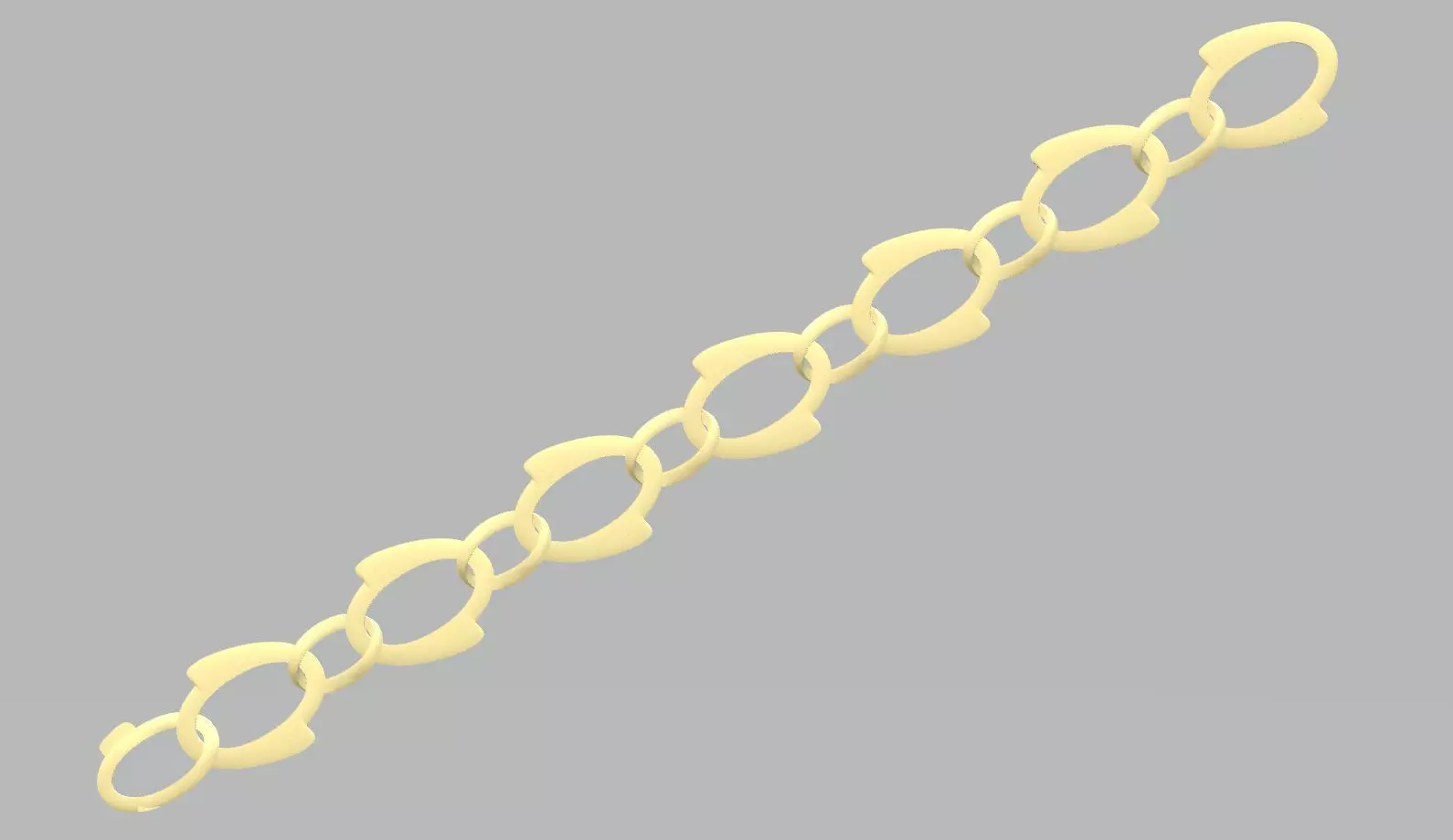 Bracelet - 7 chain 3D print model_0