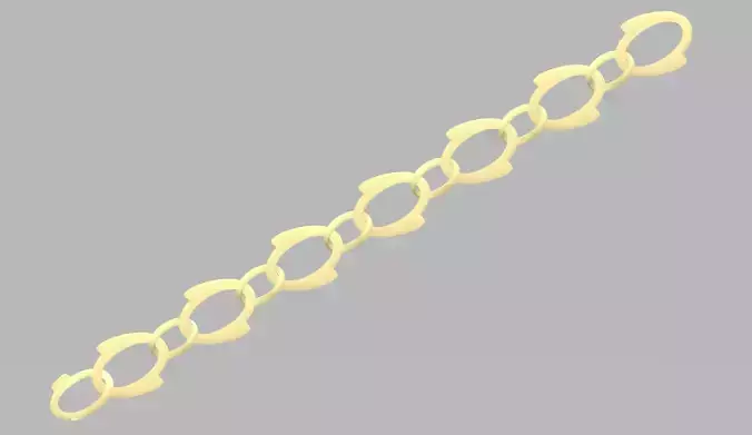 Bracelet - 7 chain 3D print model