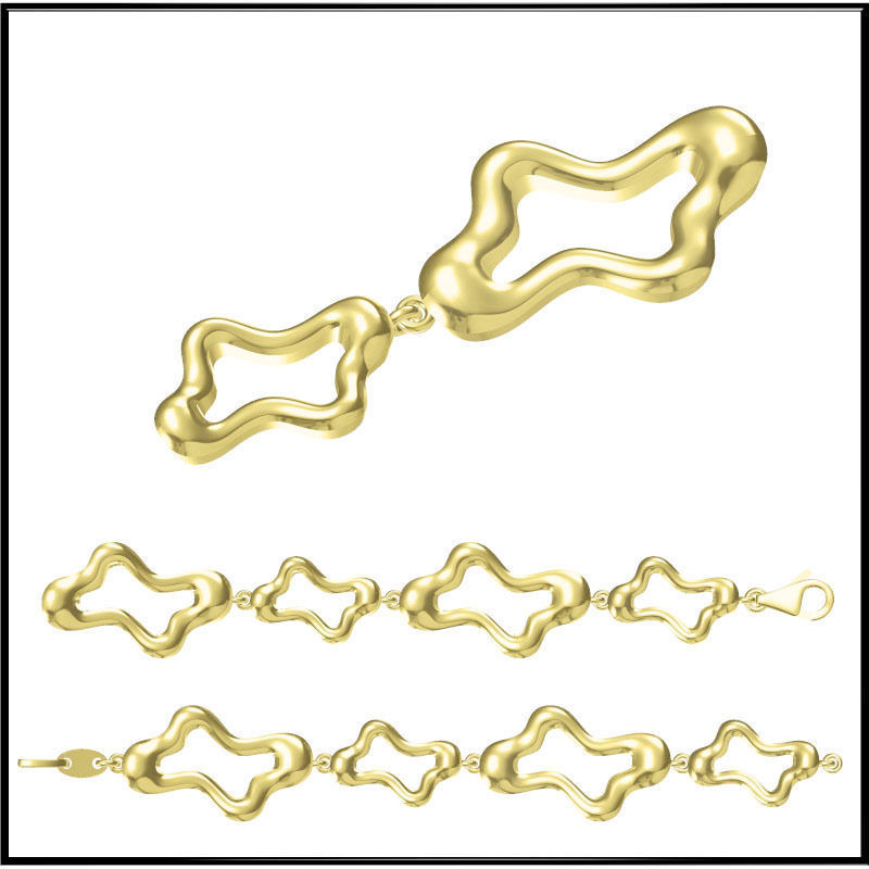 Bracelet - br 3D print model_3