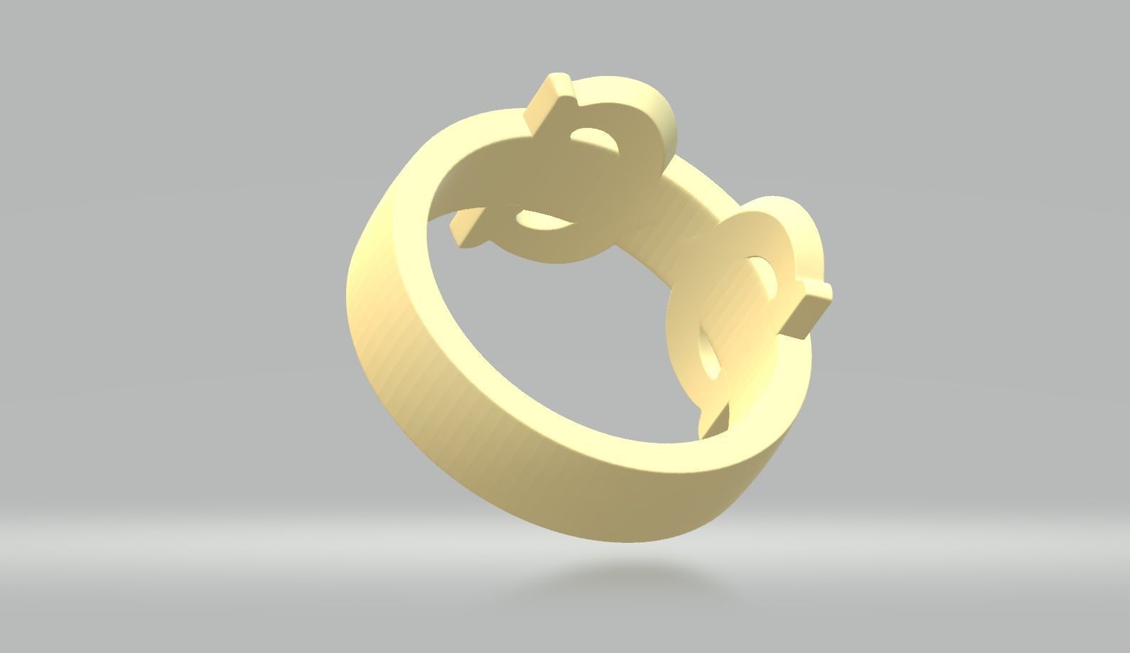Branded Ring 3D print model_1