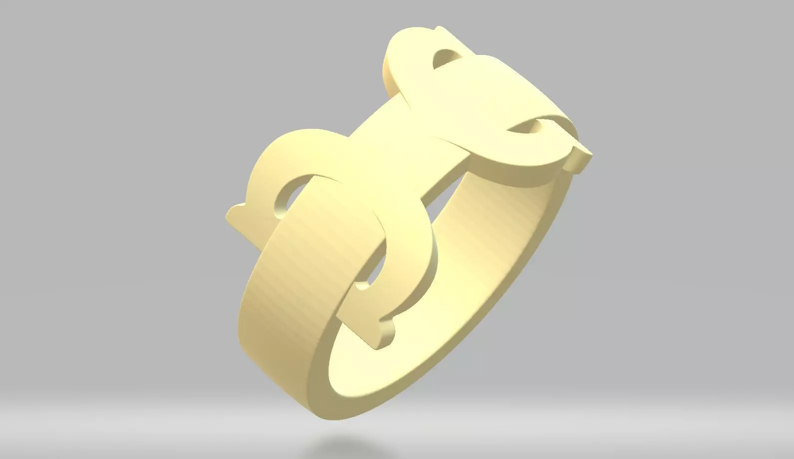 Branded Ring 3D print model_0