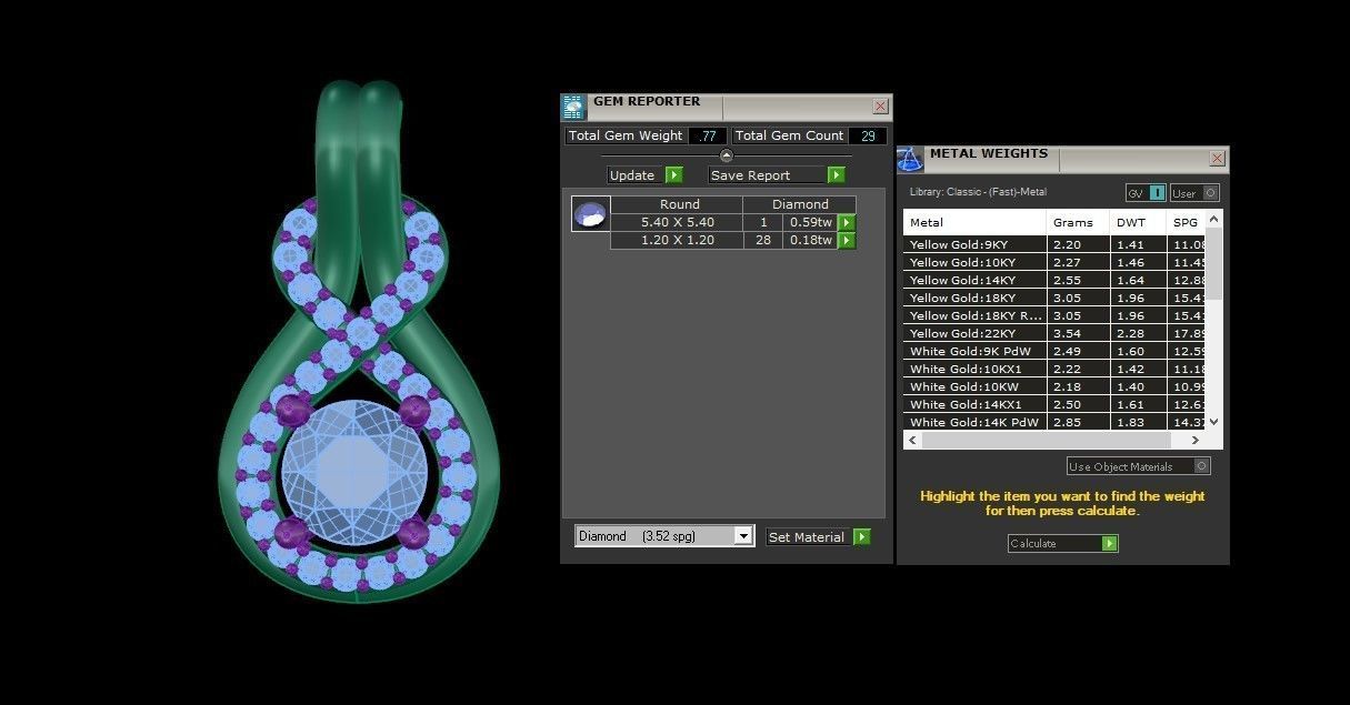 Pendant 17 3D print model_10