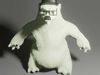 Polar bear with hat and sunglasses Low-poly 3D model_1