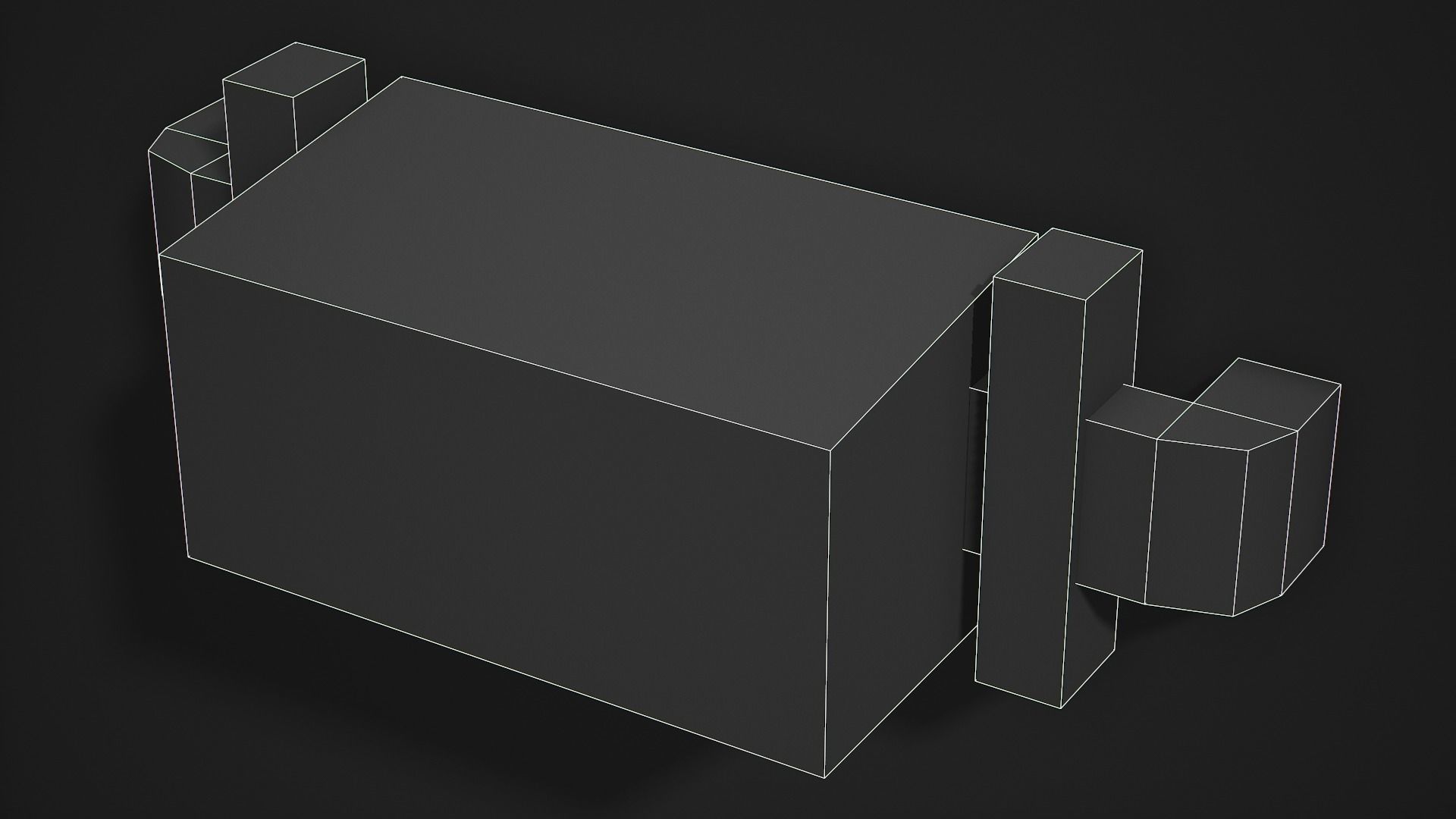 Wall Lamp - Low Poly Game Ready Low-poly 3D model_9