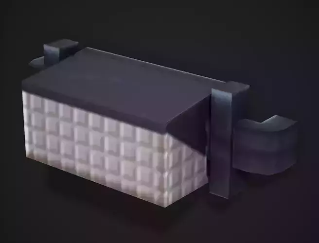 Wall Lamp - Low Poly Game Ready Low-poly 3D model