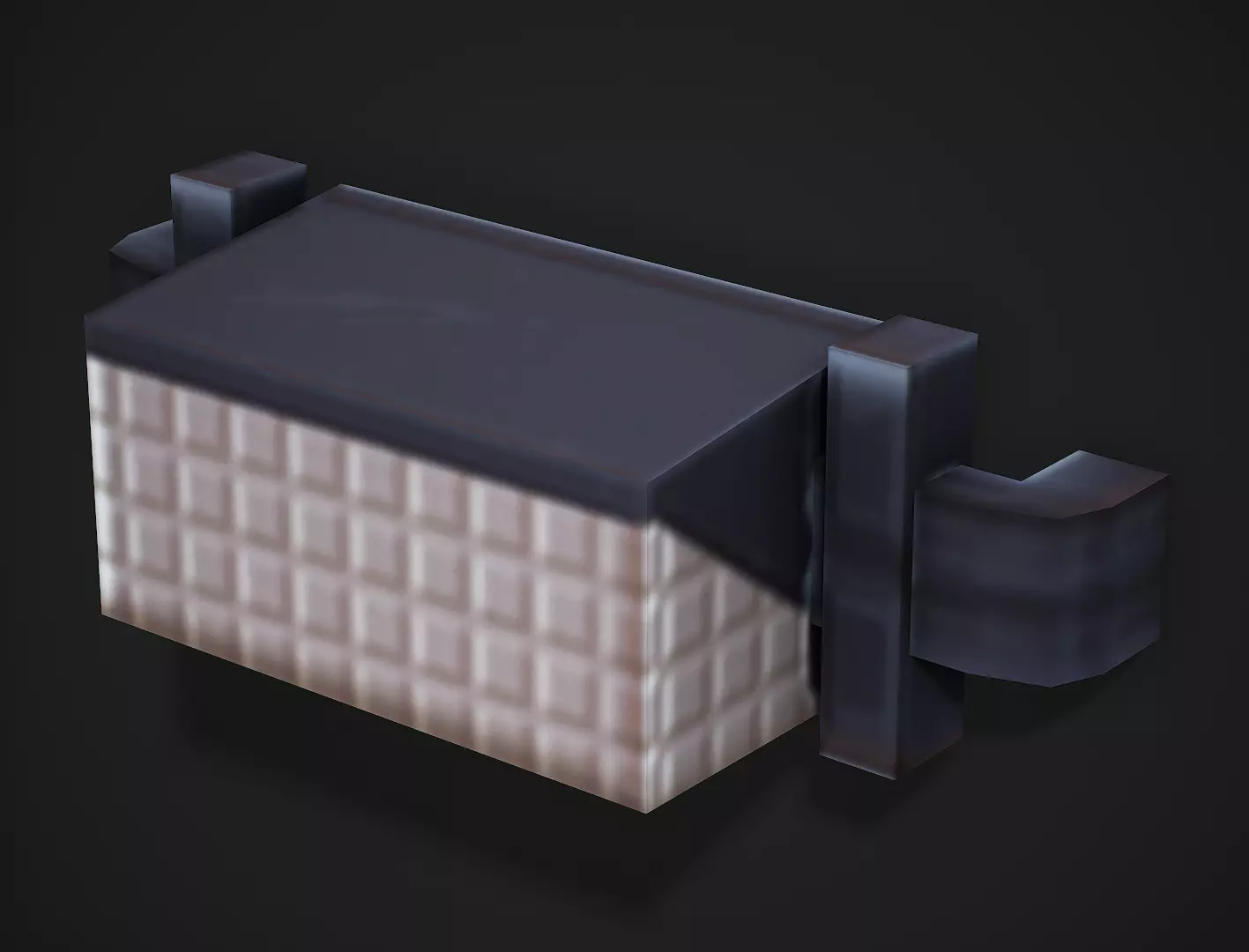 Wall Lamp - Low Poly Game Ready Low-poly 3D model_0