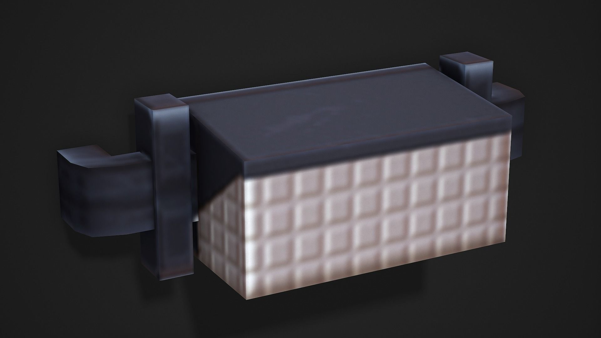 Wall Lamp - Low Poly Game Ready Low-poly 3D model_3