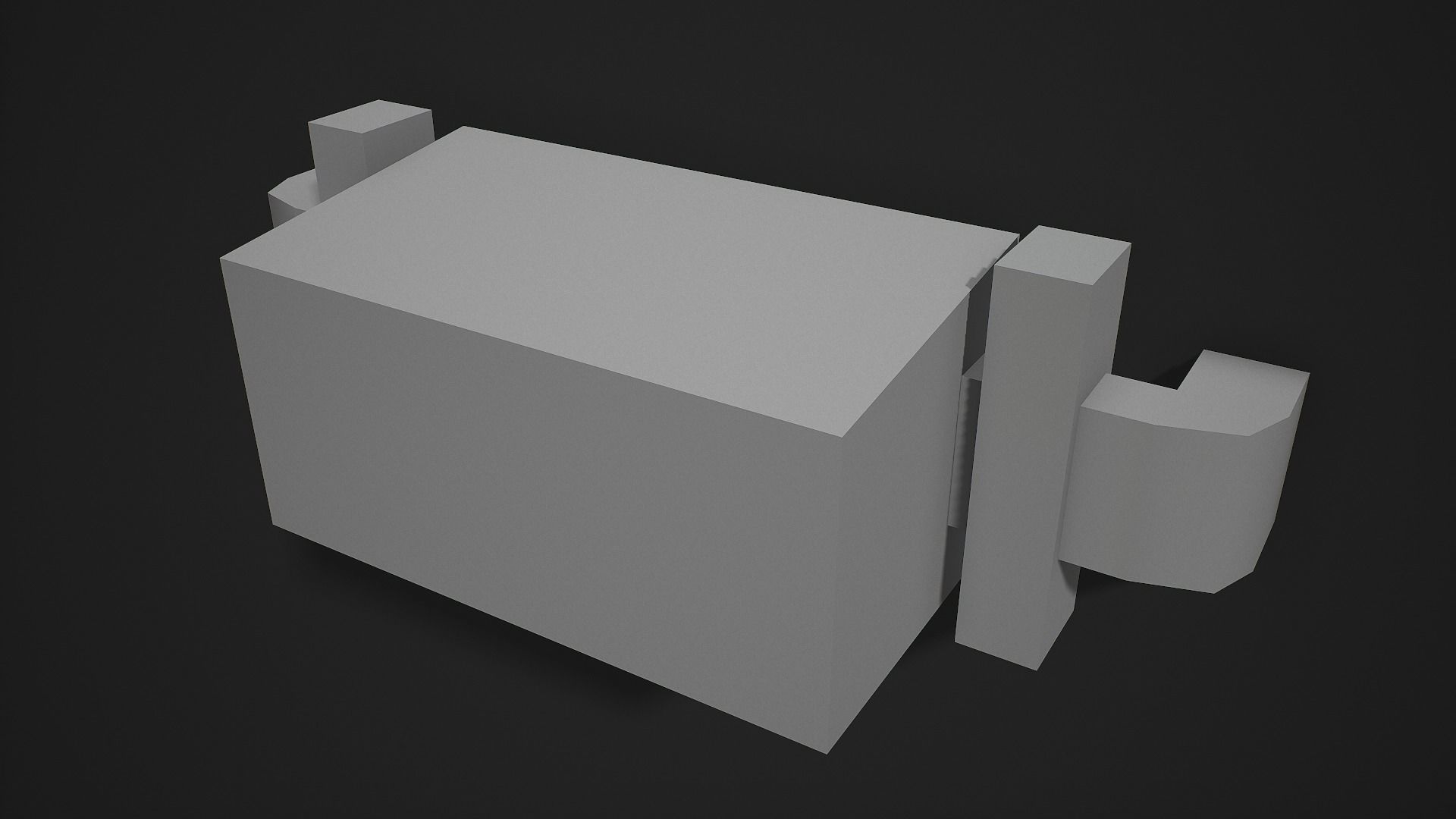 Wall Lamp - Low Poly Game Ready Low-poly 3D model_8