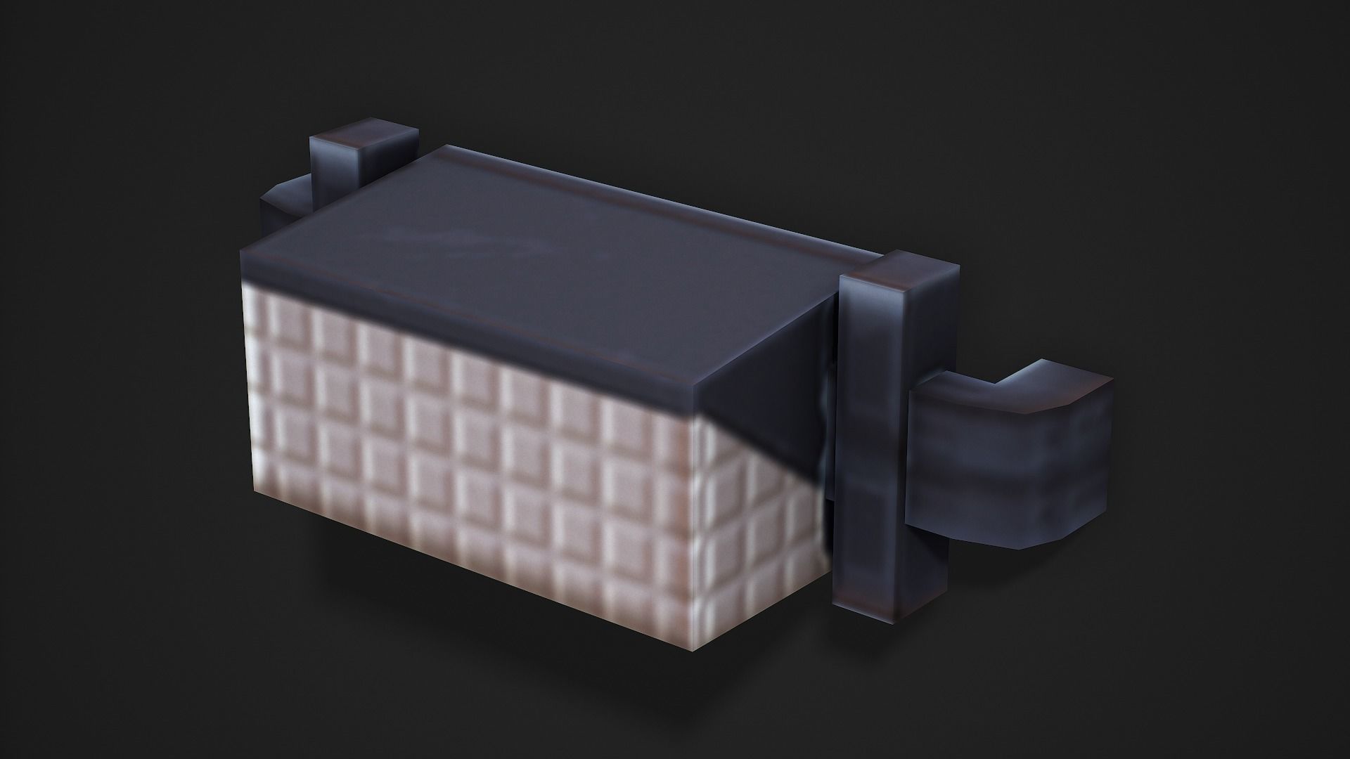 Wall Lamp - Low Poly Game Ready Low-poly 3D model_1