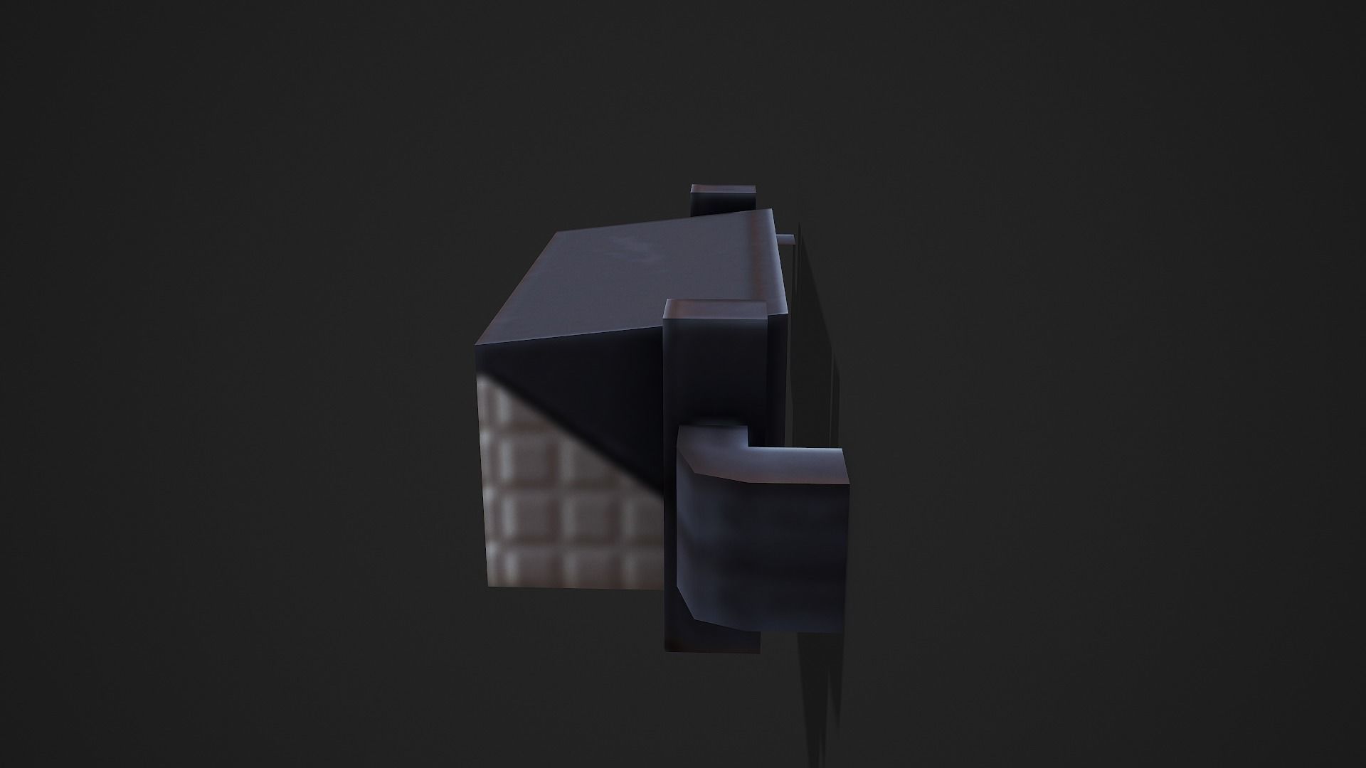 Wall Lamp - Low Poly Game Ready Low-poly 3D model_6
