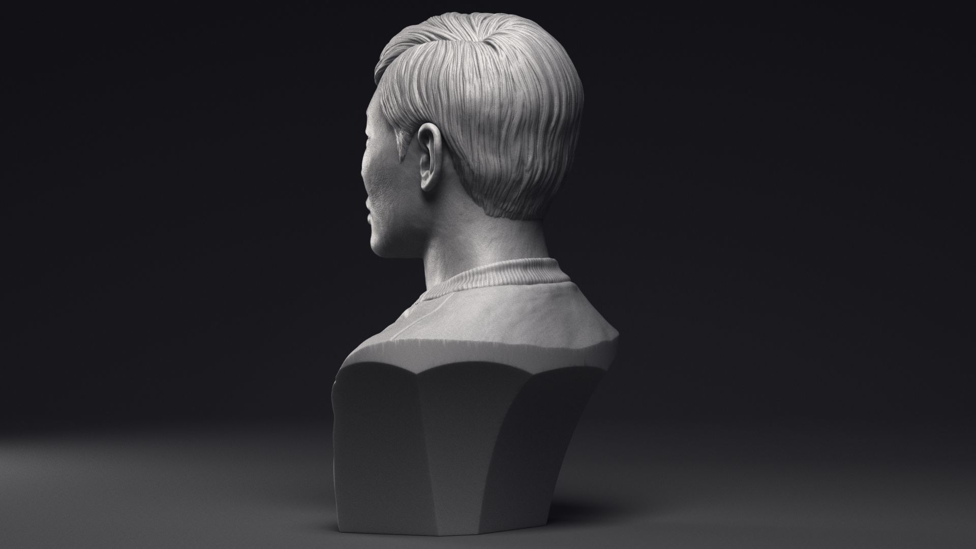 George Takei as Hikaru Sulu Bust Printable 3D Model 3D print model_17