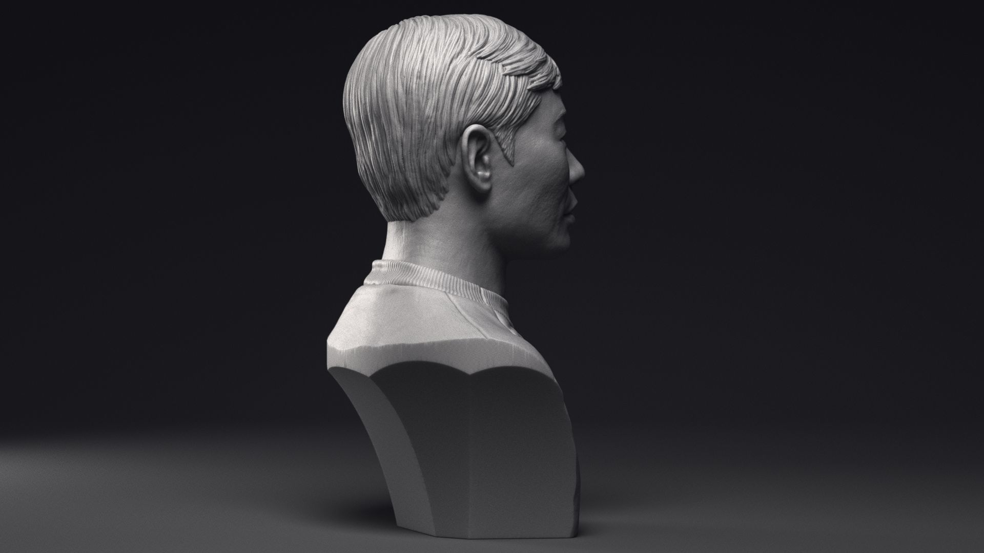 George Takei as Hikaru Sulu Bust Printable 3D Model 3D print model_22