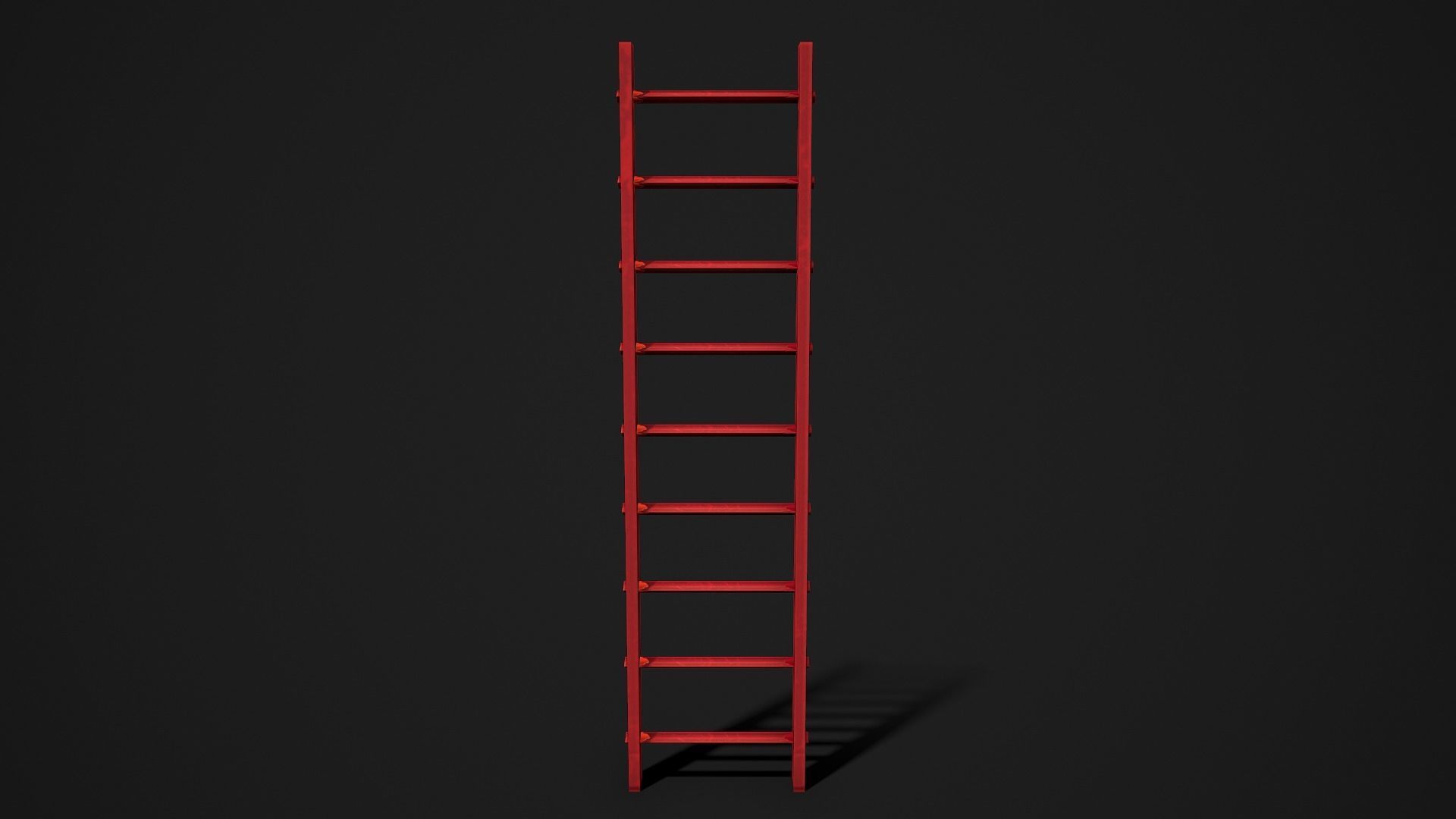 Metal Ladder - Low Poly Game Ready Low-poly 3D model_2