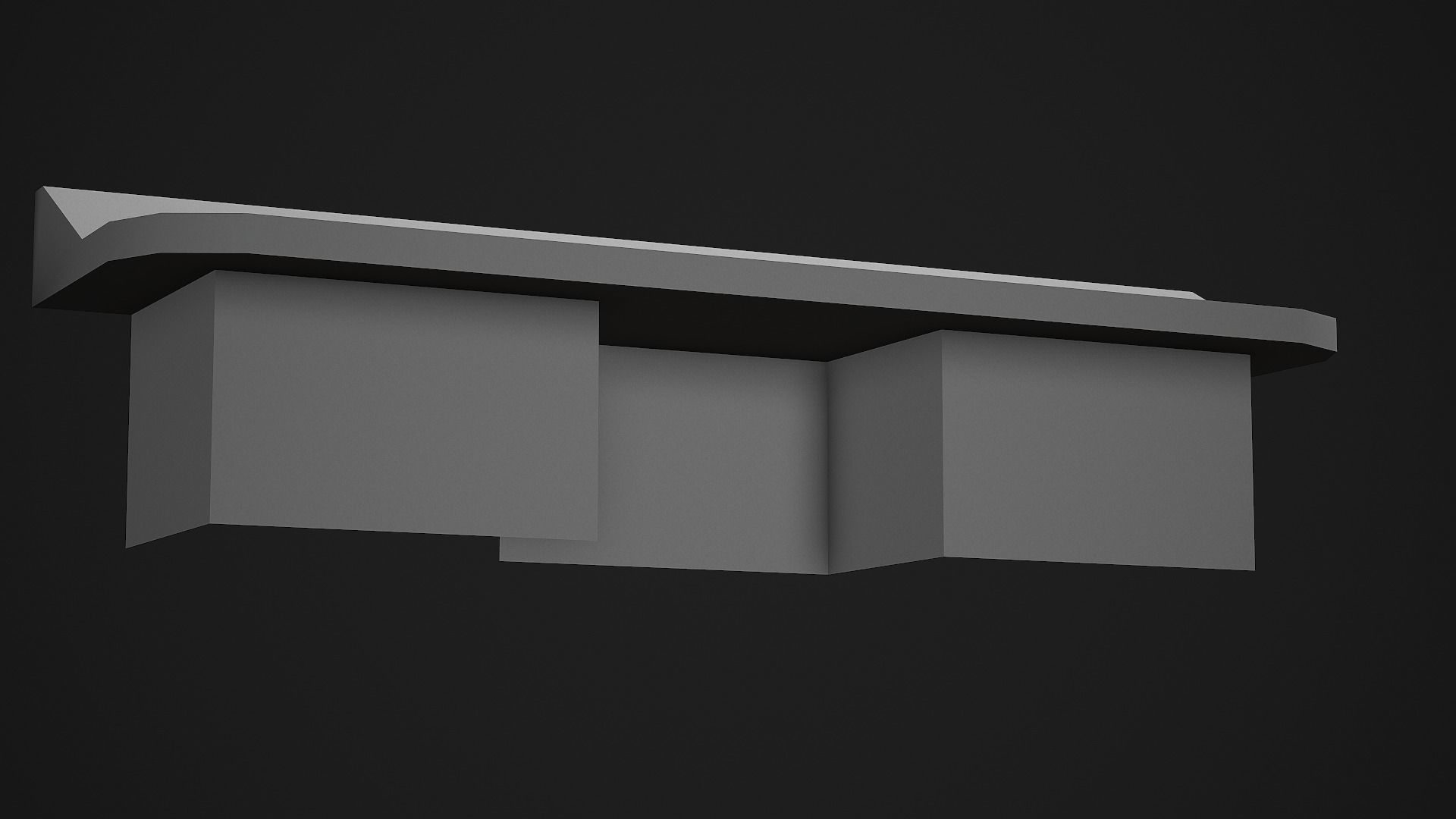 Control Panel - Low Poly Game Ready Low-poly 3D model_8