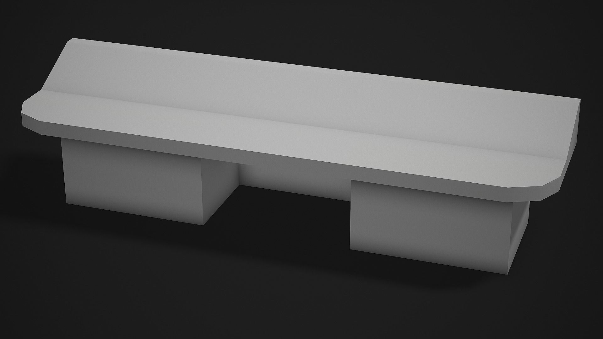 Control Panel - Low Poly Game Ready Low-poly 3D model_7