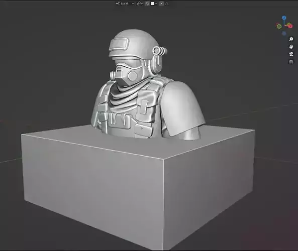 warrior soldier in box