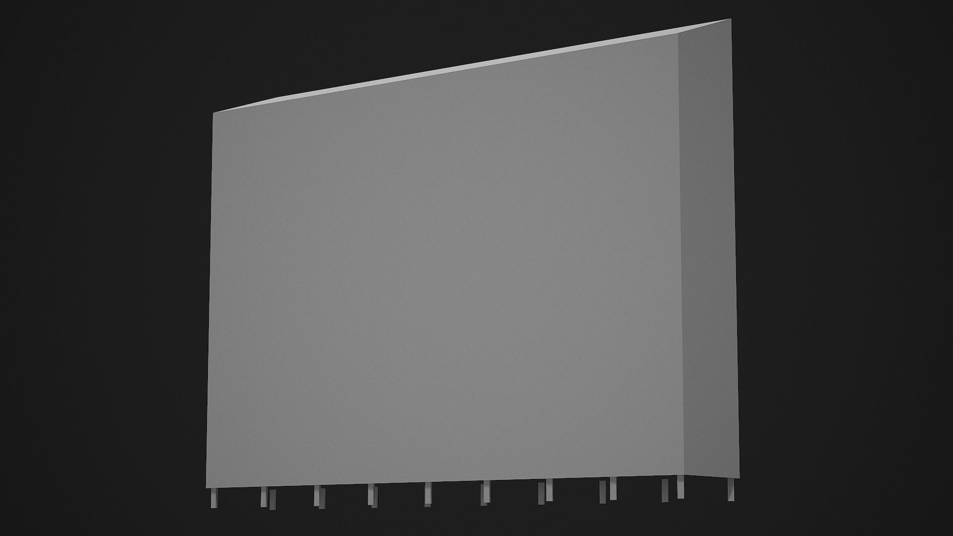 Metal Locker - Low Poly Game Ready Low-poly 3D model_8