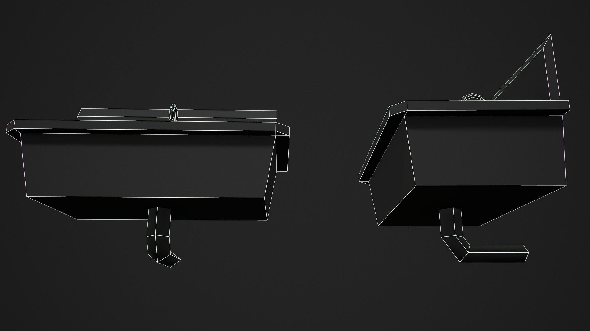 Metal Sink - Low Poly Game Ready Low-poly 3D model_9