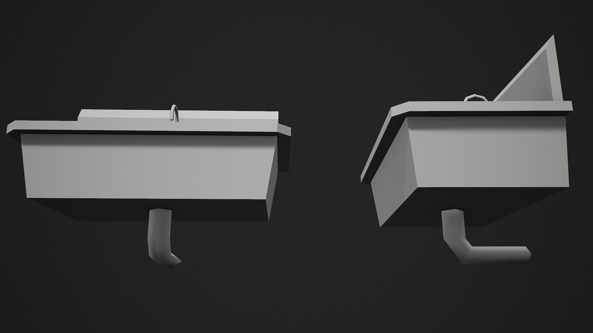 Metal Sink - Low Poly Game Ready Low-poly 3D model_8